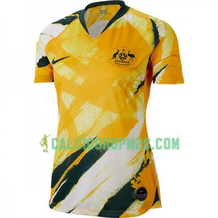 Australia Maglia Prima Mondiali calcio femminile 2019 Manica Corta